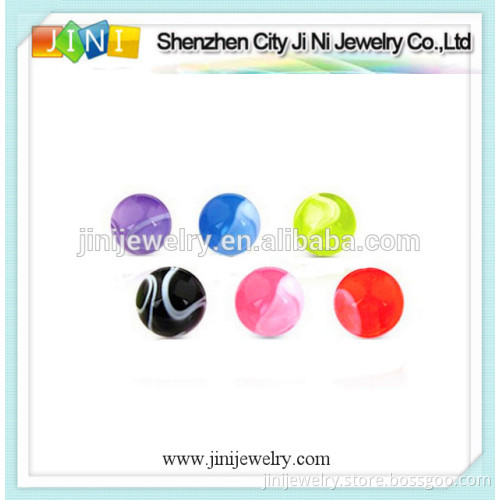 Threaded UV Marble Balls